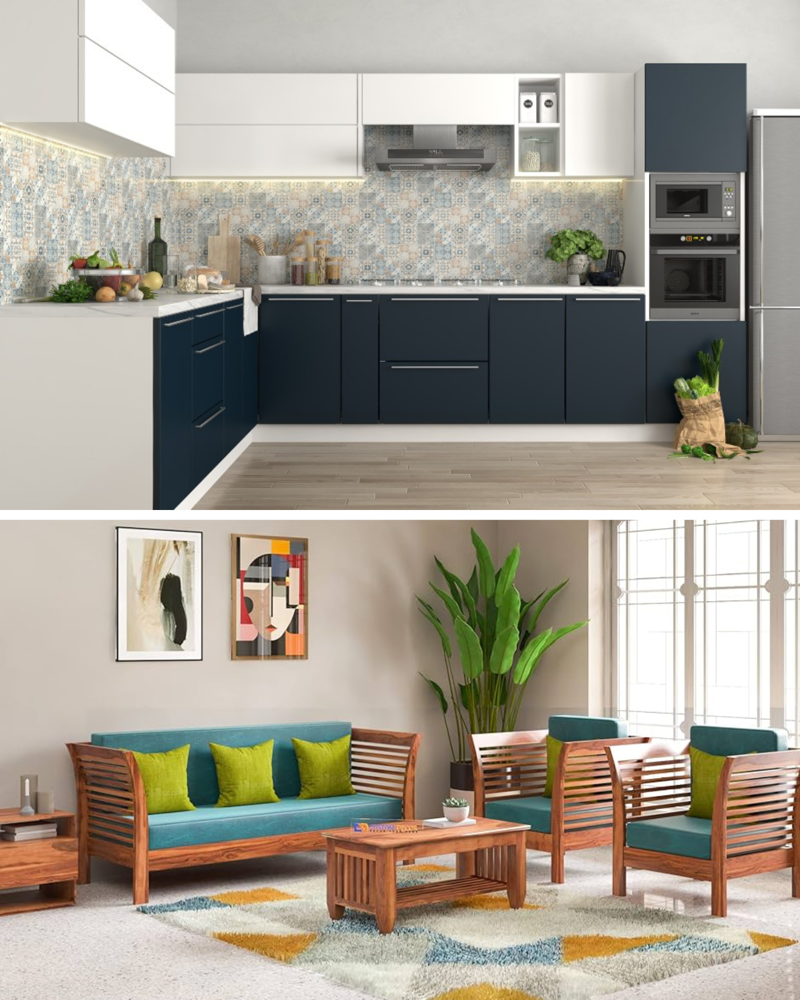 Budget interior design project in Bangalore by Nesture