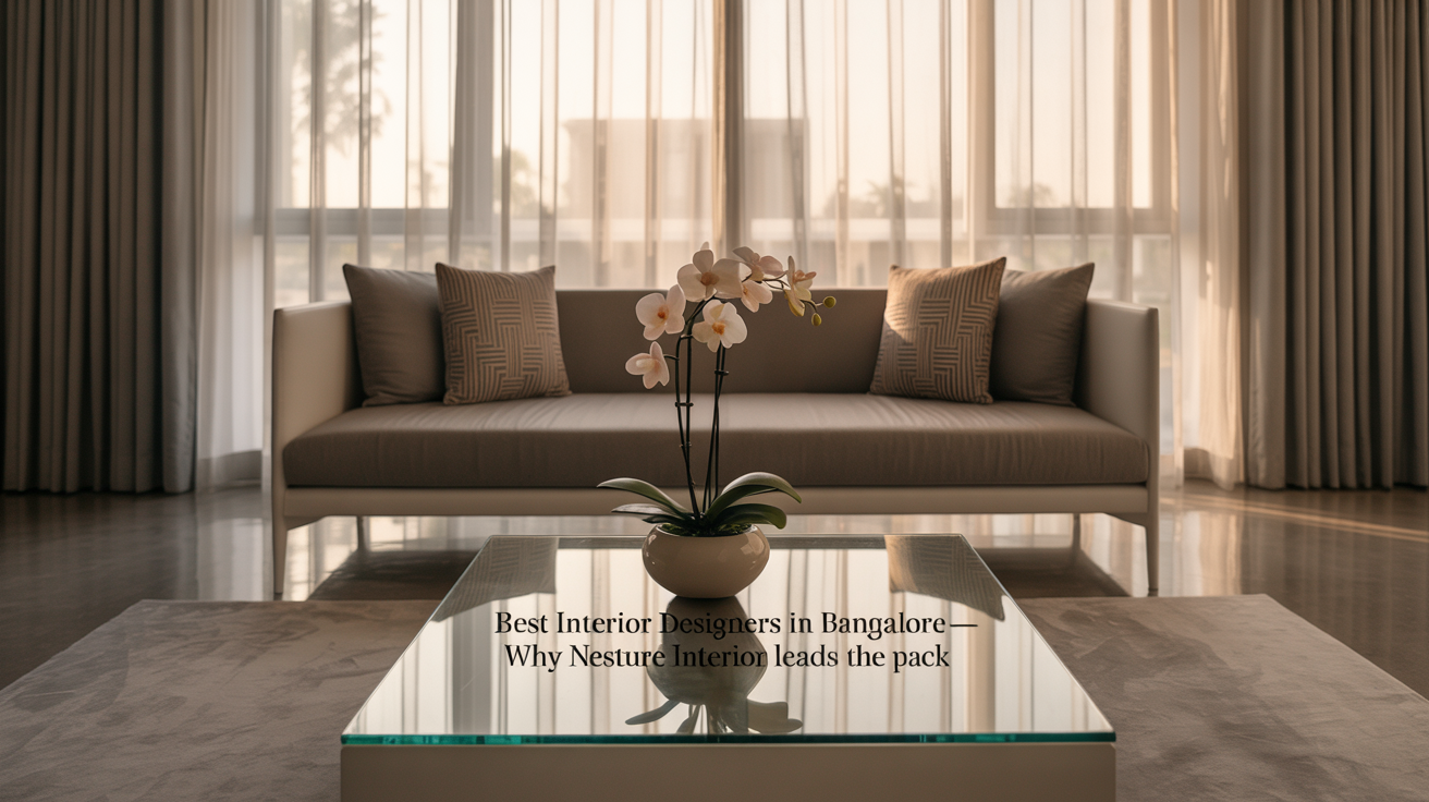 Best Interior Designers in Bangalore – Why Nesture Interior Leads the Pack