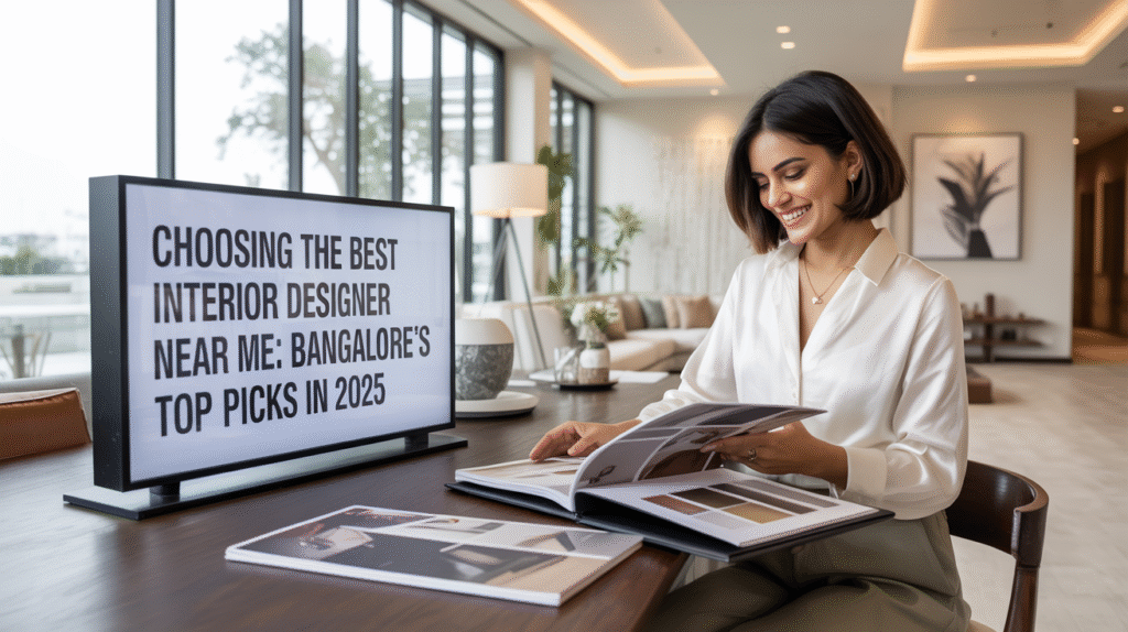 Choosing the Best Interior Designer Near Me: Bangalore’s Top Picks in 2025