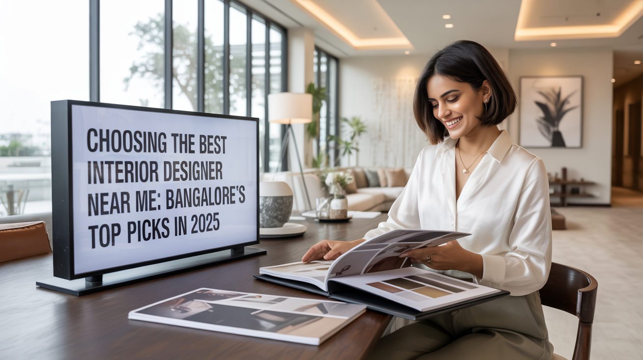 Choosing the Best Interior Designer Near Me: Bangalore’s Top Picks in 2025